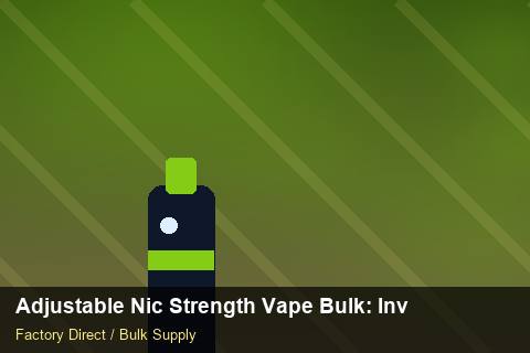 Adjustable Nic Strength Vape Bulk — Adjustable Nic Strength Vape Bulk: Inventory Management — Contract Clauses photo 1