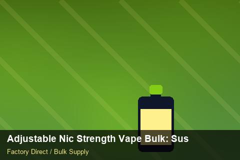 Adjustable Nic Strength Vape Bulk — Adjustable Nic Strength Vape Bulk: Sustainability — Contract Clauses photo 1