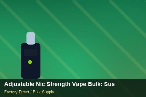 Adjustable Nic Strength Vape Bulk — Adjustable Nic Strength Vape Bulk: Sustainability — Contract Clauses photo 2