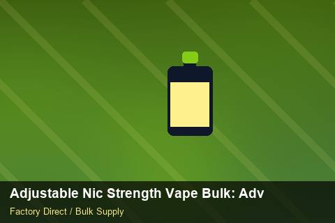 Adjustable Nic Strength Vape Bulk — Adjustable Nic Strength Vape Bulk: Advanced Sourcing — Contract Clauses photo 2