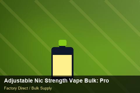 Adjustable Nic Strength Vape Bulk — Adjustable Nic Strength Vape Bulk: Procurement Checklist — Contract Clauses photo 1