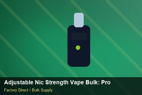 Adjustable Nic Strength Vape Bulk — Adjustable Nic Strength Vape Bulk: Procurement Checklist — Contract Clauses photo 2