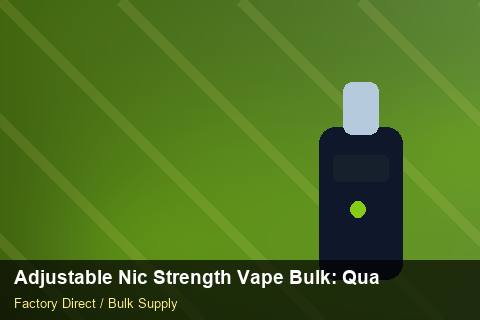 Adjustable Nic Strength Vape Bulk — Adjustable Nic Strength Vape Bulk: Quality Inspection Checklist — IP Protection photo 1