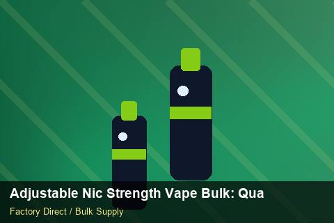 Adjustable Nic Strength Vape Bulk — Adjustable Nic Strength Vape Bulk: Quality Inspection Checklist — IP Protection photo 2