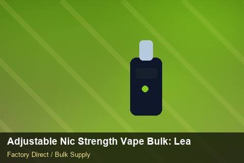 Adjustable Nic Strength Vape Bulk — Adjustable Nic Strength Vape Bulk: Lead Time & MOQ — IP Protection photo 2