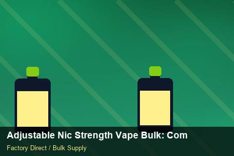 Adjustable Nic Strength Vape Bulk — Adjustable Nic Strength Vape Bulk: Compliance Standards — IP Protection photo 2