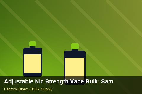 Adjustable Nic Strength Vape Bulk — Adjustable Nic Strength Vape Bulk: Sample Policy — IP Protection photo 2