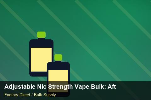 Adjustable Nic Strength Vape Bulk — Adjustable Nic Strength Vape Bulk: After-Sales Support — IP Protection photo 2
