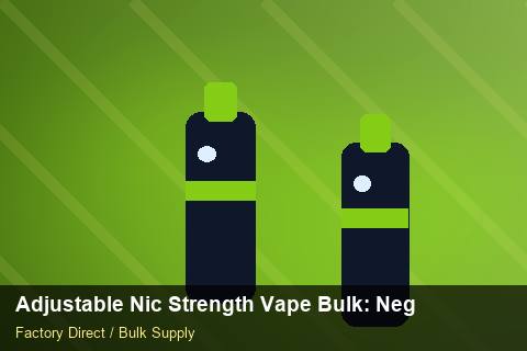 Adjustable Nic Strength Vape Bulk — Adjustable Nic Strength Vape Bulk: Negotiation Tips — IP Protection photo 1