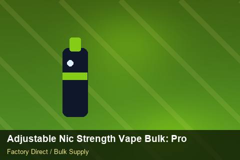 Adjustable Nic Strength Vape Bulk — Adjustable Nic Strength Vape Bulk: Production Capacity — IP Protection photo 2