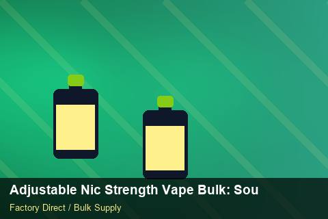 Adjustable Nic Strength Vape Bulk — Adjustable Nic Strength Vape Bulk: Sourcing Workflow — IP Protection photo 2