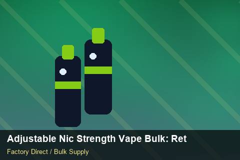 Adjustable Nic Strength Vape Bulk — Adjustable Nic Strength Vape Bulk: Returns & Warranty — IP Protection photo 1