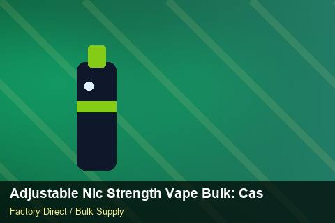 Adjustable Nic Strength Vape Bulk — Adjustable Nic Strength Vape Bulk: Case Studies — IP Protection photo 1