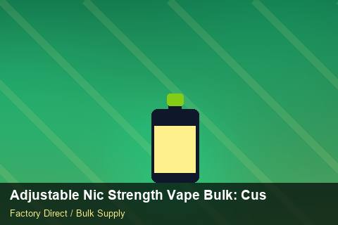 Adjustable Nic Strength Vape Bulk — Adjustable Nic Strength Vape Bulk: Customs Documentation — Factory Audit photo 2