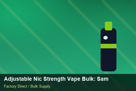 Adjustable Nic Strength Vape Bulk — Adjustable Nic Strength Vape Bulk: Sample Policy — Factory Audit photo 1