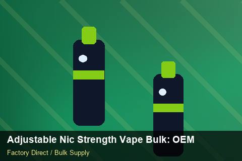 Adjustable Nic Strength Vape Bulk — Adjustable Nic Strength Vape Bulk: OEM & ODM Service — Factory Audit photo 2
