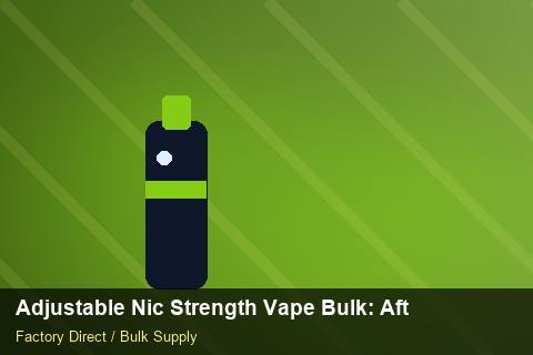 Adjustable Nic Strength Vape Bulk — Adjustable Nic Strength Vape Bulk: After-Sales Support — Factory Audit photo 1