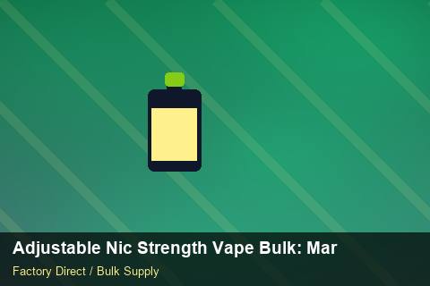 Adjustable Nic Strength Vape Bulk — Adjustable Nic Strength Vape Bulk: Market Trends 2026 — Factory Audit photo 1