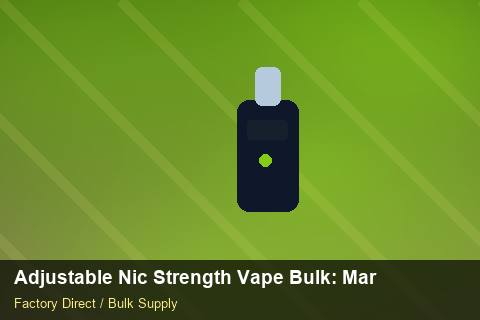 Adjustable Nic Strength Vape Bulk — Adjustable Nic Strength Vape Bulk: Market Trends 2026 — Factory Audit photo 2