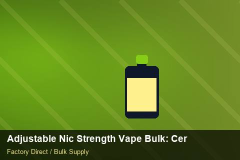 Adjustable Nic Strength Vape Bulk — Adjustable Nic Strength Vape Bulk: Certifications & MSDS — Factory Audit photo 1