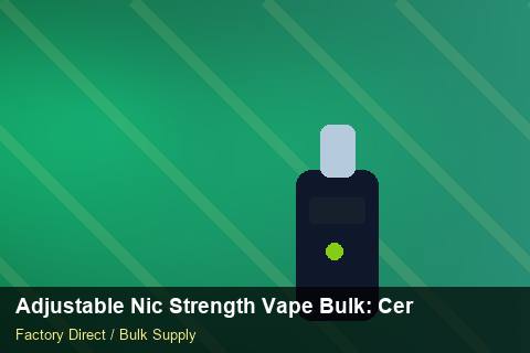 Adjustable Nic Strength Vape Bulk — Adjustable Nic Strength Vape Bulk: Certifications & MSDS — Factory Audit photo 2
