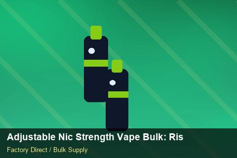 Adjustable Nic Strength Vape Bulk — Adjustable Nic Strength Vape Bulk: Risk Management — Factory Audit photo 1