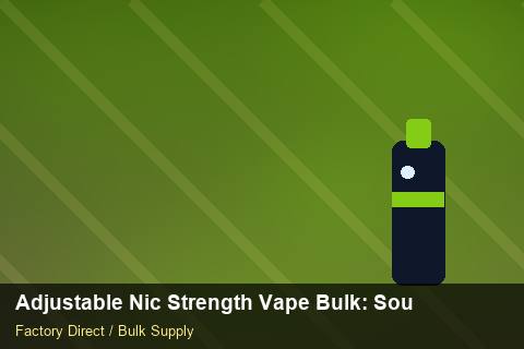 Adjustable Nic Strength Vape Bulk — Adjustable Nic Strength Vape Bulk: Sourcing Workflow — Factory Audit photo 1