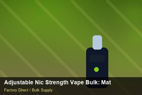 Adjustable Nic Strength Vape Bulk — Adjustable Nic Strength Vape Bulk: Material & Ingredients — Factory Audit photo 2