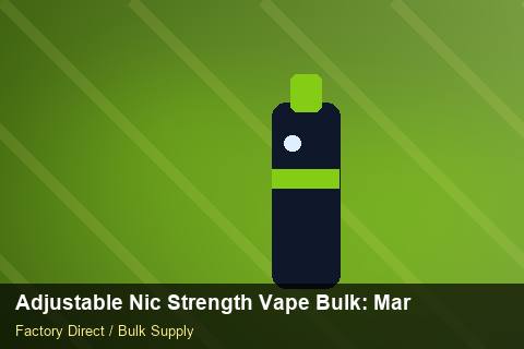 Adjustable Nic Strength Vape Bulk — Adjustable Nic Strength Vape Bulk: Market Comparison — Factory Audit photo 2