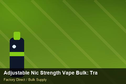 Adjustable Nic Strength Vape Bulk — Adjustable Nic Strength Vape Bulk: Trade Terms — Factory Audit photo 2