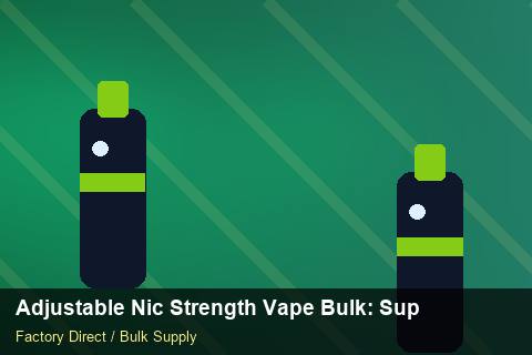 Adjustable Nic Strength Vape Bulk — Adjustable Nic Strength Vape Bulk: Supplier Vetting — Factory Audit photo 1