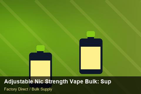 Adjustable Nic Strength Vape Bulk — Adjustable Nic Strength Vape Bulk: Supplier Vetting — Factory Audit photo 2