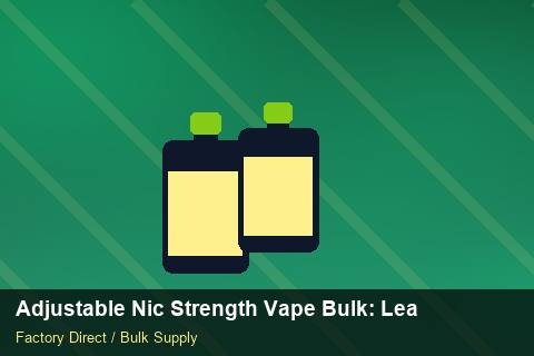 Adjustable Nic Strength Vape Bulk — Adjustable Nic Strength Vape Bulk: Lead Time & MOQ — Sample Testing photo 1