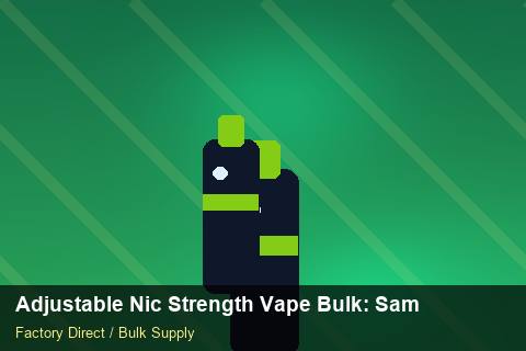 Adjustable Nic Strength Vape Bulk — Adjustable Nic Strength Vape Bulk: Sample Policy — Sample Testing photo 1