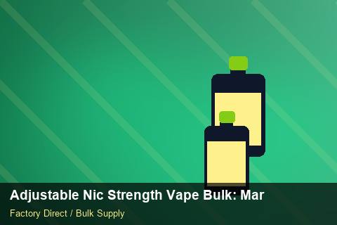 Adjustable Nic Strength Vape Bulk — Adjustable Nic Strength Vape Bulk: Market Trends 2026 — Sample Testing photo 1