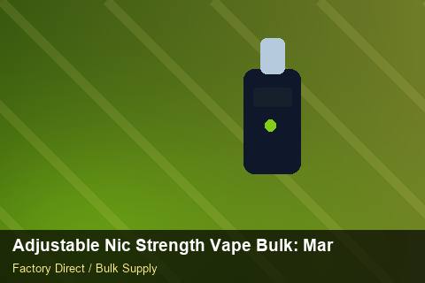 Adjustable Nic Strength Vape Bulk — Adjustable Nic Strength Vape Bulk: Market Trends 2026 — Sample Testing photo 2