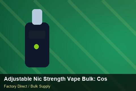 Adjustable Nic Strength Vape Bulk — Adjustable Nic Strength Vape Bulk: Cost Breakdown — Sample Testing photo 1
