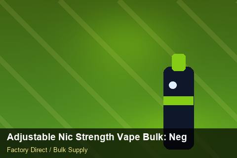 Adjustable Nic Strength Vape Bulk — Adjustable Nic Strength Vape Bulk: Negotiation Tips — Sample Testing photo 1