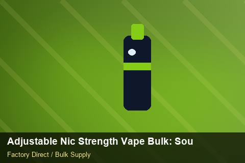 Adjustable Nic Strength Vape Bulk — Adjustable Nic Strength Vape Bulk: Sourcing Workflow — Sample Testing photo 1