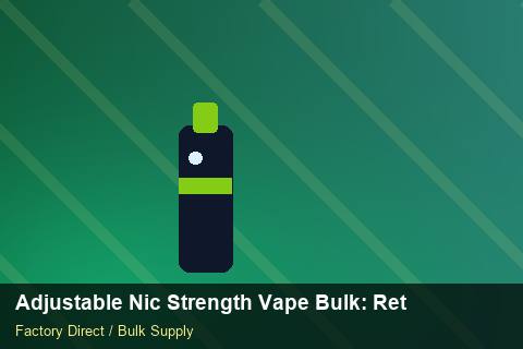 Adjustable Nic Strength Vape Bulk — Adjustable Nic Strength Vape Bulk: Returns & Warranty — Sample Testing photo 1