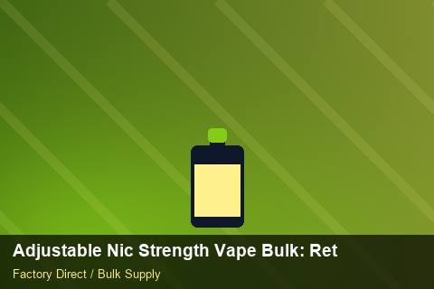 Adjustable Nic Strength Vape Bulk — Adjustable Nic Strength Vape Bulk: Returns & Warranty — Sample Testing photo 2