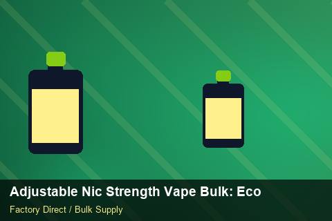Adjustable Nic Strength Vape Bulk — Adjustable Nic Strength Vape Bulk: Eco-Friendly Materials — Sample Testing photo 1