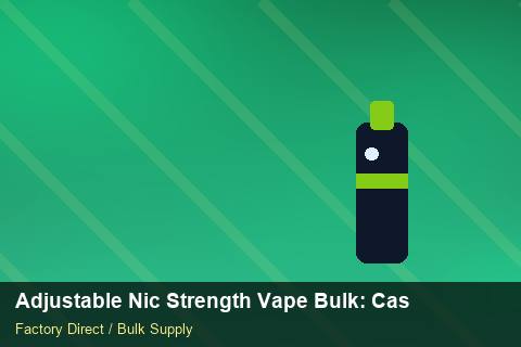 Adjustable Nic Strength Vape Bulk — Adjustable Nic Strength Vape Bulk: Case Studies — Sample Testing photo 1