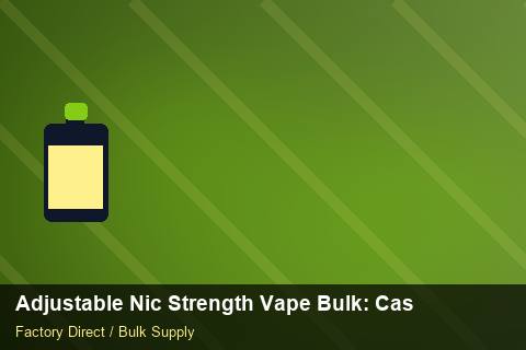 Adjustable Nic Strength Vape Bulk — Adjustable Nic Strength Vape Bulk: Case Studies — Sample Testing photo 2