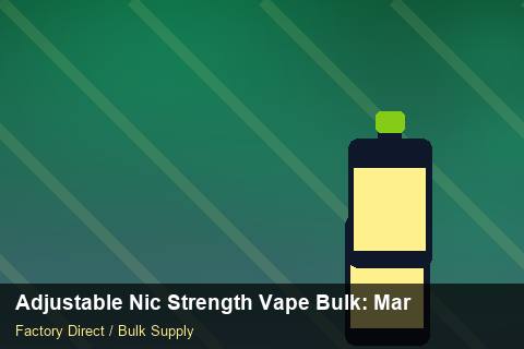 Adjustable Nic Strength Vape Bulk — Adjustable Nic Strength Vape Bulk: Margin Calculator — Sample Testing photo 1