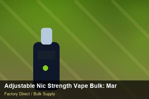Adjustable Nic Strength Vape Bulk — Adjustable Nic Strength Vape Bulk: Margin Calculator — Sample Testing photo 2
