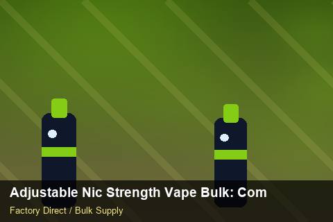 Adjustable Nic Strength Vape Bulk — Adjustable Nic Strength Vape Bulk: Compliance Standards — Third-Party Inspection photo 1