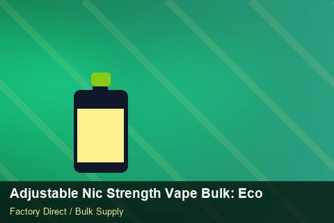 Adjustable Nic Strength Vape Bulk — Adjustable Nic Strength Vape Bulk: Eco-Friendly Materials — Third-Party Inspection photo 1