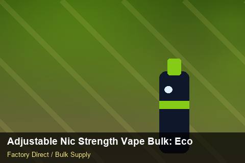 Adjustable Nic Strength Vape Bulk — Adjustable Nic Strength Vape Bulk: Eco-Friendly Materials — Third-Party Inspection photo 2