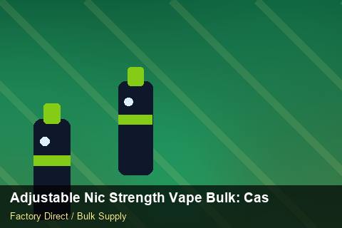 Adjustable Nic Strength Vape Bulk — Adjustable Nic Strength Vape Bulk: Case Studies — Third-Party Inspection photo 1